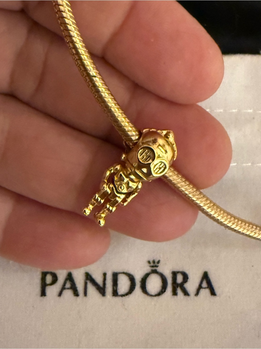 Pandora Gold-tone Diver Movable  Charm